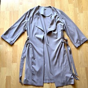 Dex plus size grey light jacket/blazer